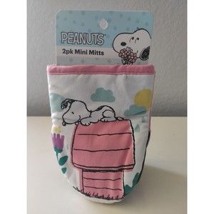 Snoopy Peanuts Cooking Microwave Mini Glove Kitchen Oven Mitts Grill